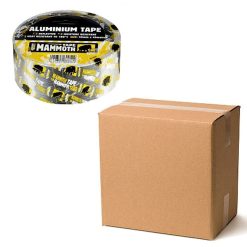 Brand new ???? Mammoth Tapes Everbuild Mammoth Aluminium Tape 50mm Silver 2ALUM50-24 Box Of 24 ????