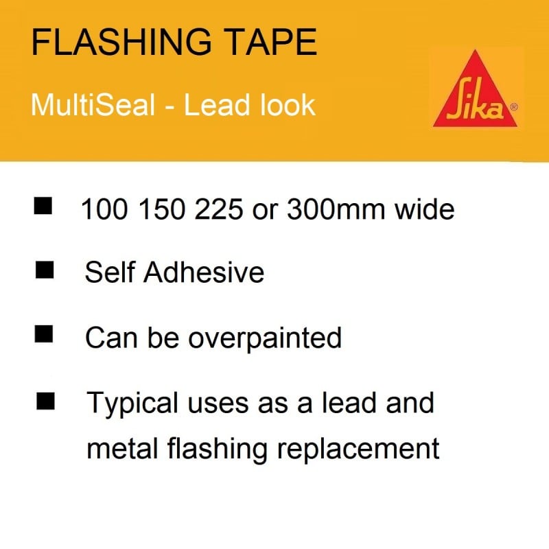 Promo ???? Sika Multiseal Sealing Flashing Tape 100mm X 10m SKMULTI100 ❤️ - Image 7