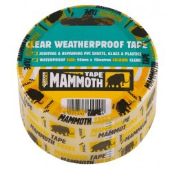Outlet ❤️ Mammoth Tapes Everbuild Mammoth Clear Weatherproof Tape 50mm 10m 2CLEAR10 ????