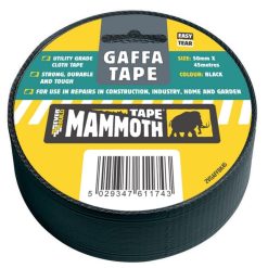 Best reviews of ???? Mammoth Tapes Everbuild Mammoth Gaffa Tape Black 50mm 2VGAFFBK45 ????