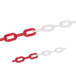 New ⭐ Fixman UK Fixman Chain White And Red Plastic Warning Barrier 6mm X 5m 615292 ????