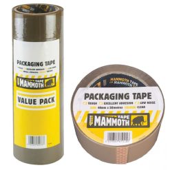 Outlet ???? Mammoth Tapes Everbuild Mammoth Packaging Packing Tape 48mm Brown Pack Of 6 ✔️