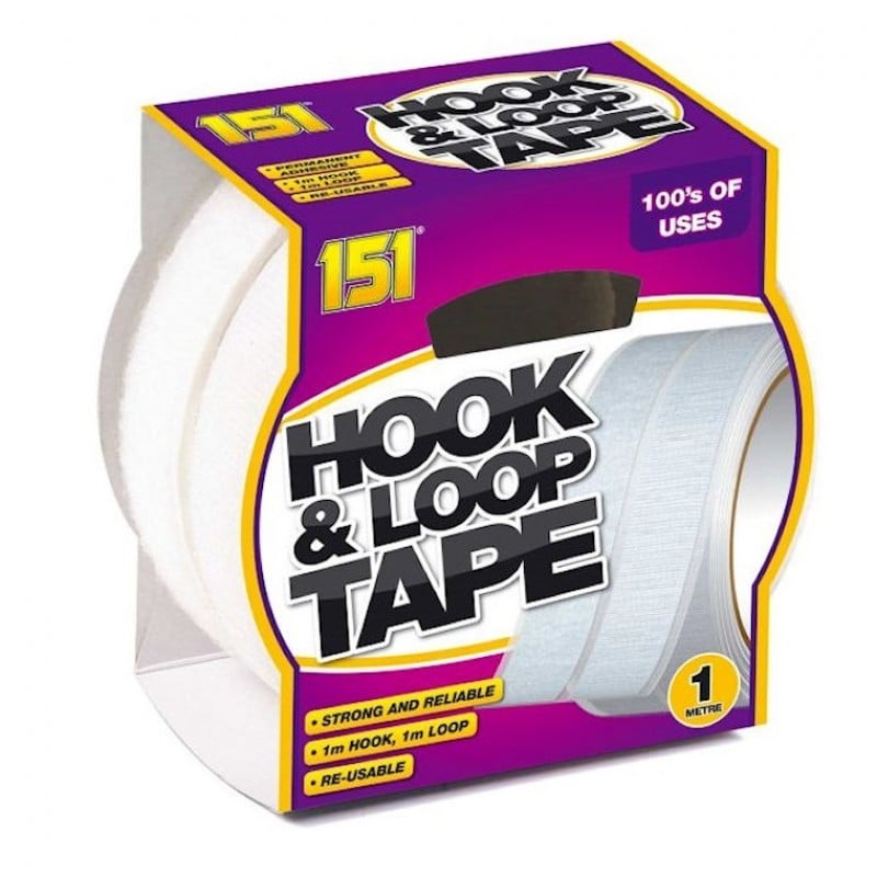 Hot Sale ⌛ 151 Adhesive Hook & Loop Velcro Fixing Mounting Tape TT1005 ⌛
