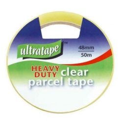 Deals ???? Ultratape Heavy Duty Clear Packaging Packing Parcel Tape 50mm ????