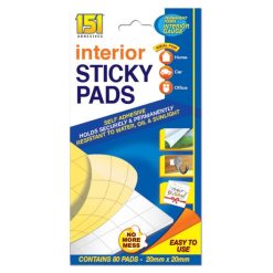 Budget ???? 151 Interior 20 X 20 Mounting Thin Foam Sticky Pads 80pk 1511030 ????